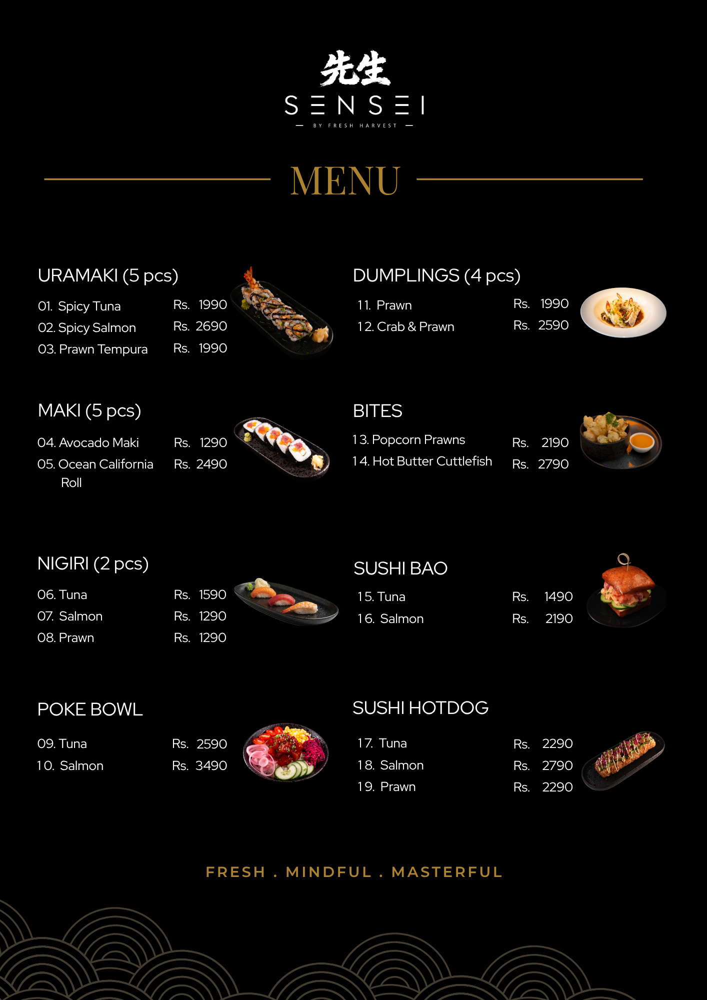 Sensei Menu